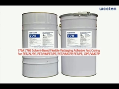 776A 776B بسته بندی انعطاف پذیر مبتنی بر حلال چسب سریع برای PET/AL/PE، VMCPP، PE، OPP/VMCPP